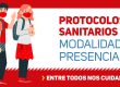 Protocolos sanitarios Covid 19 en modalidad presencial en el instituto Esucomex