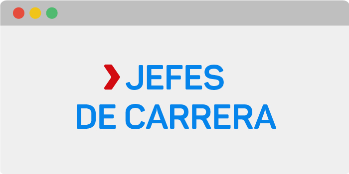 Jefes de carrera